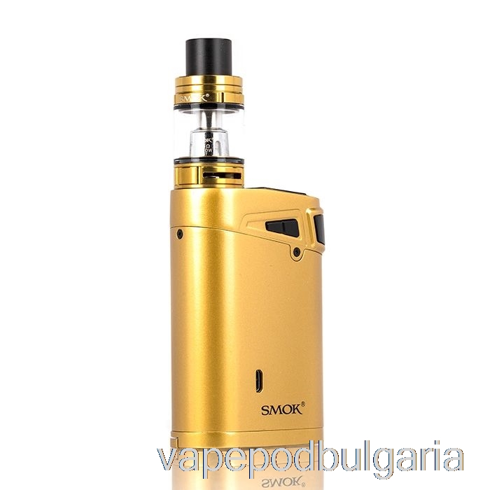 Vape Bulgaria Smok Marshal G320 Tc Starter Kit златен корпус / черен бутон за изстрелване